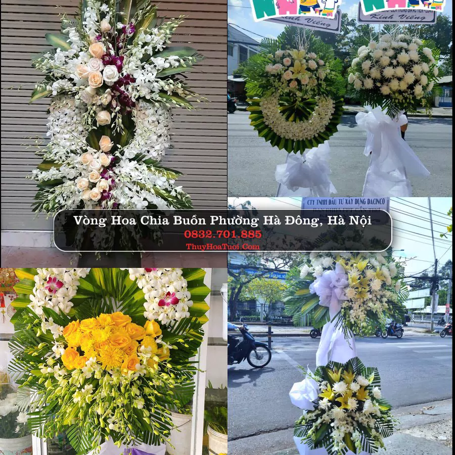 Vòng hoa chia buồn Phường Hà Đông - ThuyHoaTuoi.Com