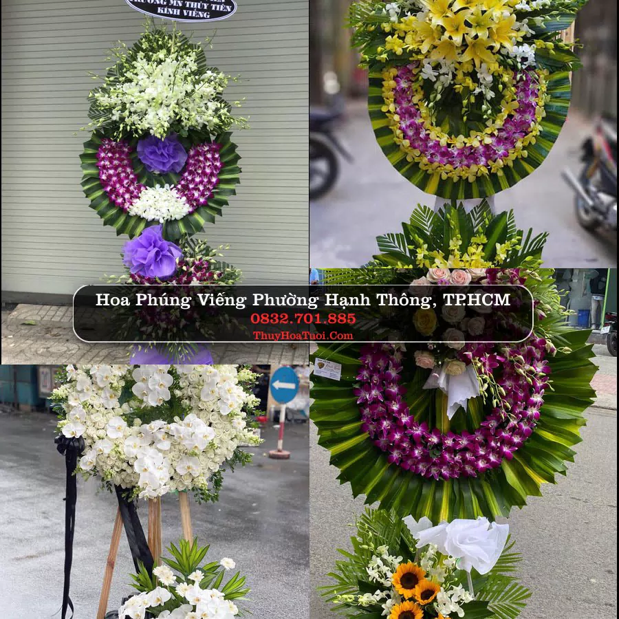 Kệ hoa tang lễ giao tại Phường Hạnh Thông, TP.HCM