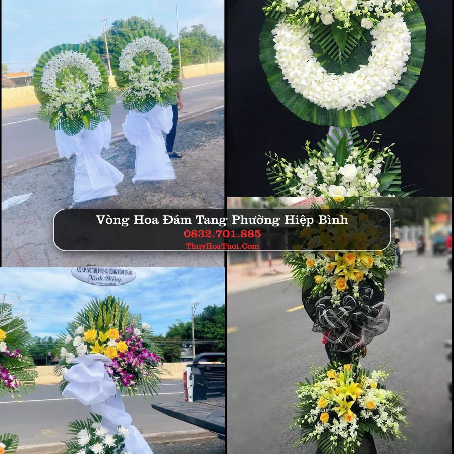 Đặt Vòng Hoa Tang Lễ tại Phường Hiệp Bình, TP.HCM