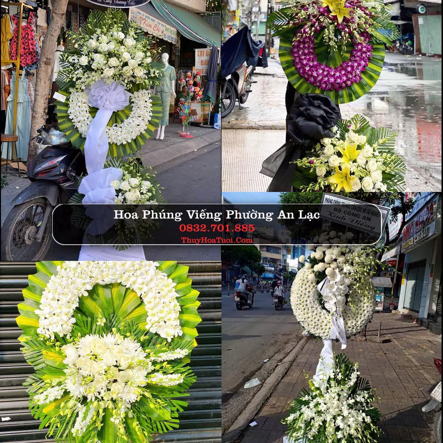 Vòng hoa chia buồn Phường An Lạc - ThuyHoaTuoi.Com