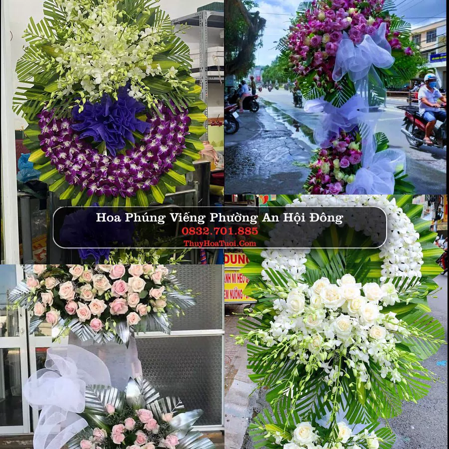 Đặt Vòng Hoa Tang Lễ tại Phường An Hội Đông, TP.HCM