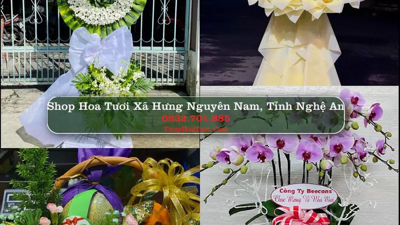 Shop Hoa Tươi Xã Hưng Nguyên Nam - Tỉnh Nghệ An
