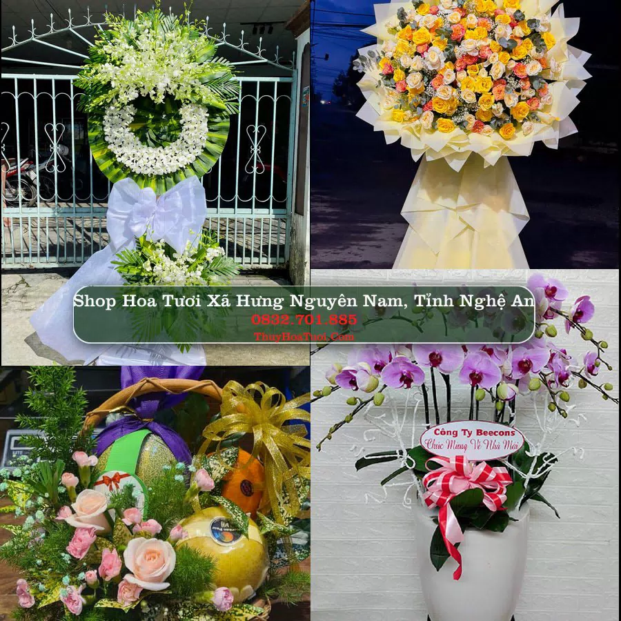 Shop Hoa Tươi Xã Hưng Nguyên Nam - Tỉnh Nghệ An
