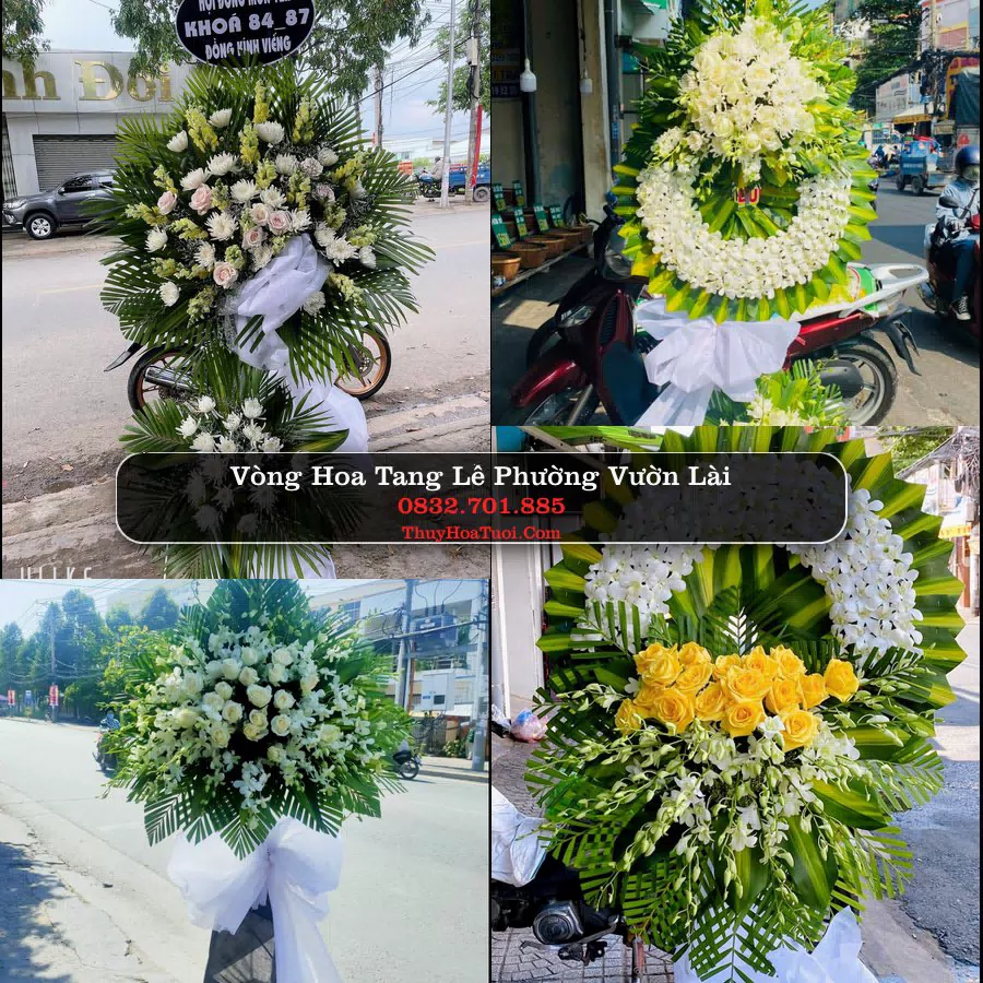 Đặt Vòng Hoa Tang Lễ tại Phường Vườn Lài, TP.HCM