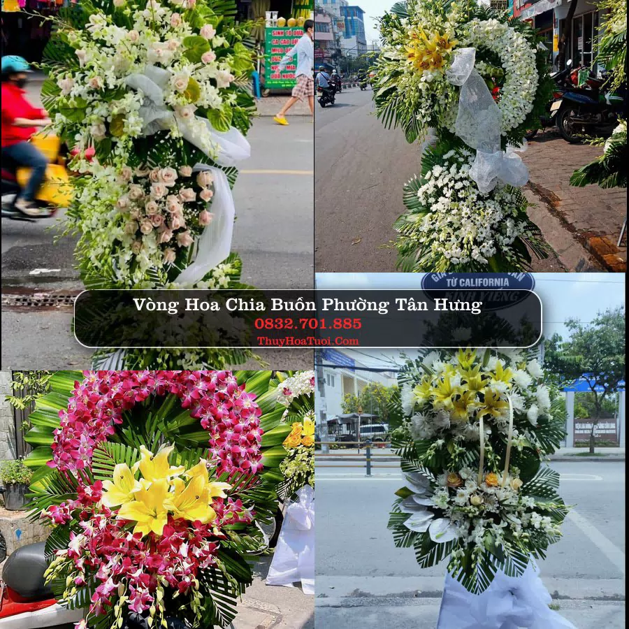 Đặt Vòng Hoa Tang Lễ tại Phường Tân Hưng, TP.HCM