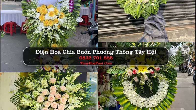Đặt Hoa Tang Lễ tại Phường Thông Tây Hội, TP.HCM