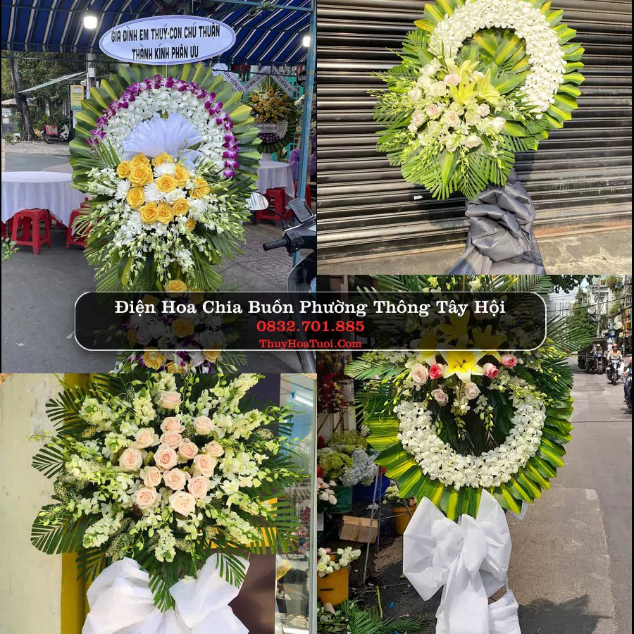 Đặt Hoa Tang Lễ tại Phường Thông Tây Hội, TP.HCM