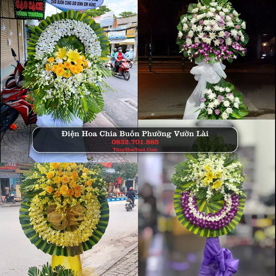 Kệ hoa tang lễ giao tại Phường Vườn Lài, TP.HCM