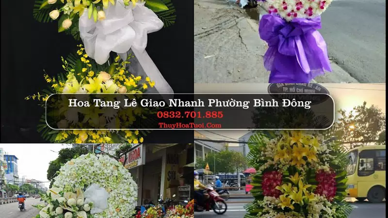 Đặt Hoa Chia Buồn tại Phường Bình Đông, TP.HCM
