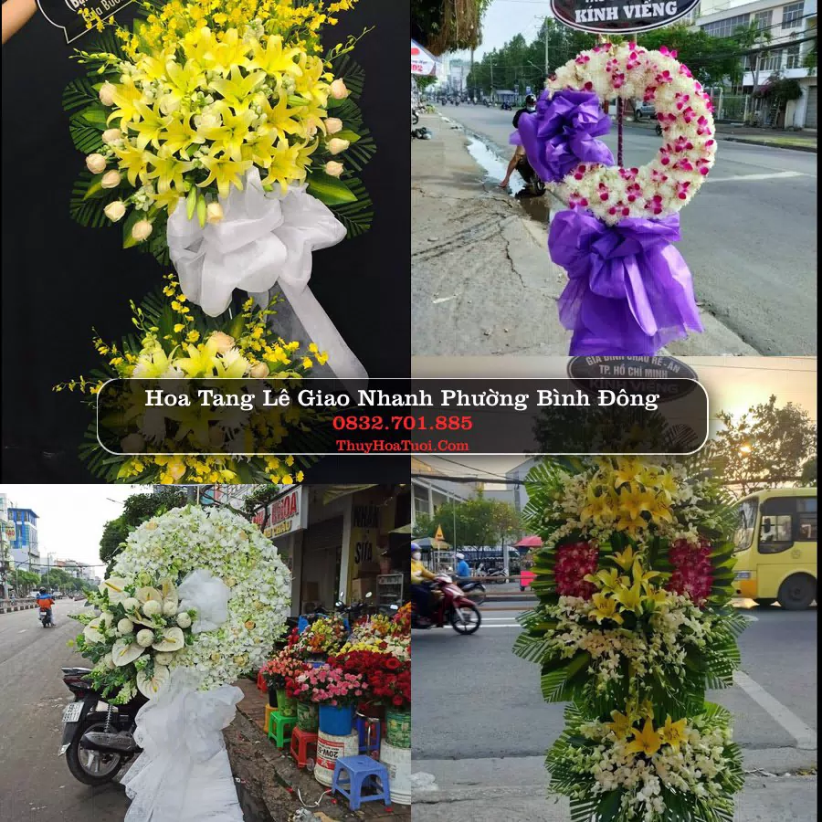 Đặt Hoa Chia Buồn tại Phường Bình Đông, TP.HCM