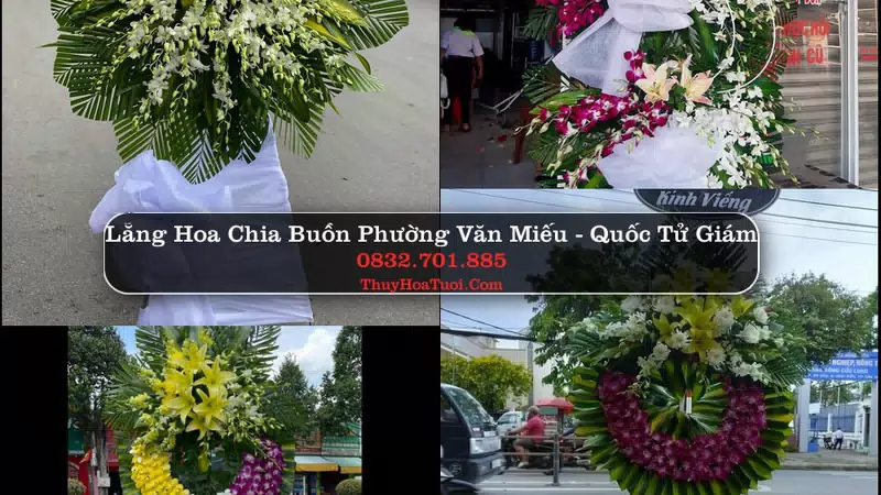 Đặt Hoa Chia Buồn tại Phường Văn Miếu - Quốc Tử Giám, Hà Nội