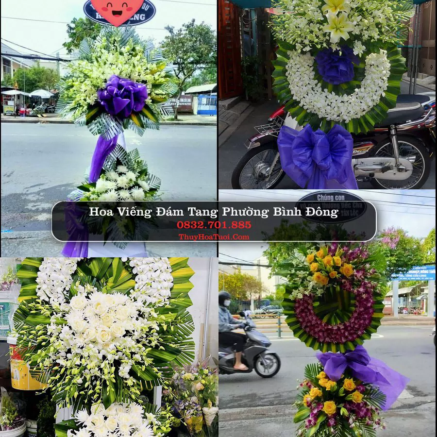 Kệ hoa tang lễ giao tại Phường Bình Đông, TP.HCM