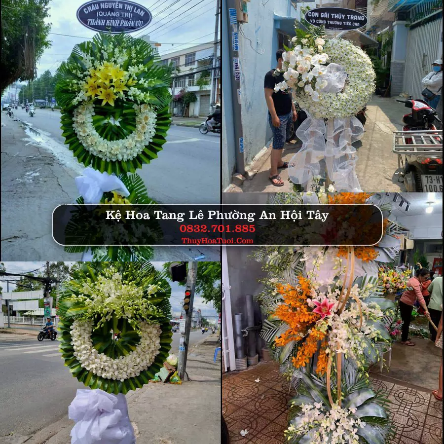 Vòng hoa chia buồn Phường An Hội Tây - ThuyHoaTuoi.Com