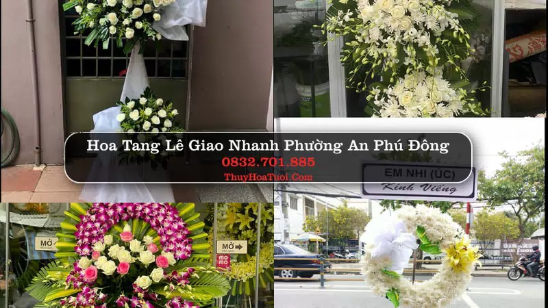 Đặt Vòng Hoa Tang Lễ tại Phường An Phú Đông, TP.HCM