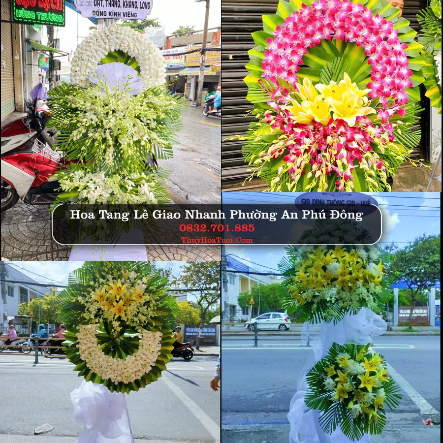 Kệ hoa tang lễ giao tại Phường An Phú Đông, TP.HCM