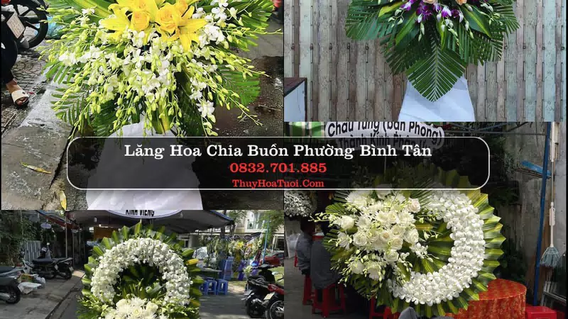 Đặt Hoa Chia Buồn tại Phường Bình Tân, TP.HCM