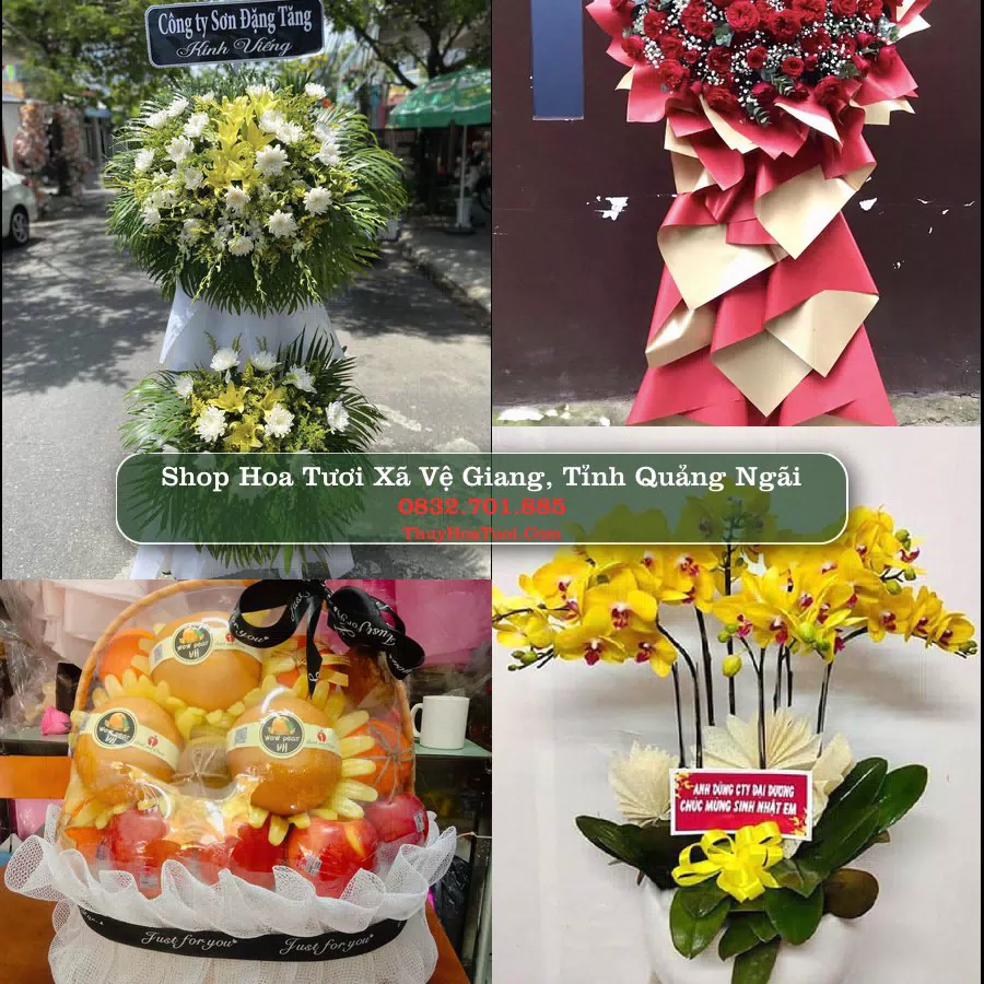 Shop Hoa Tươi Xã Vệ Giang - Tỉnh Quảng Ngãi