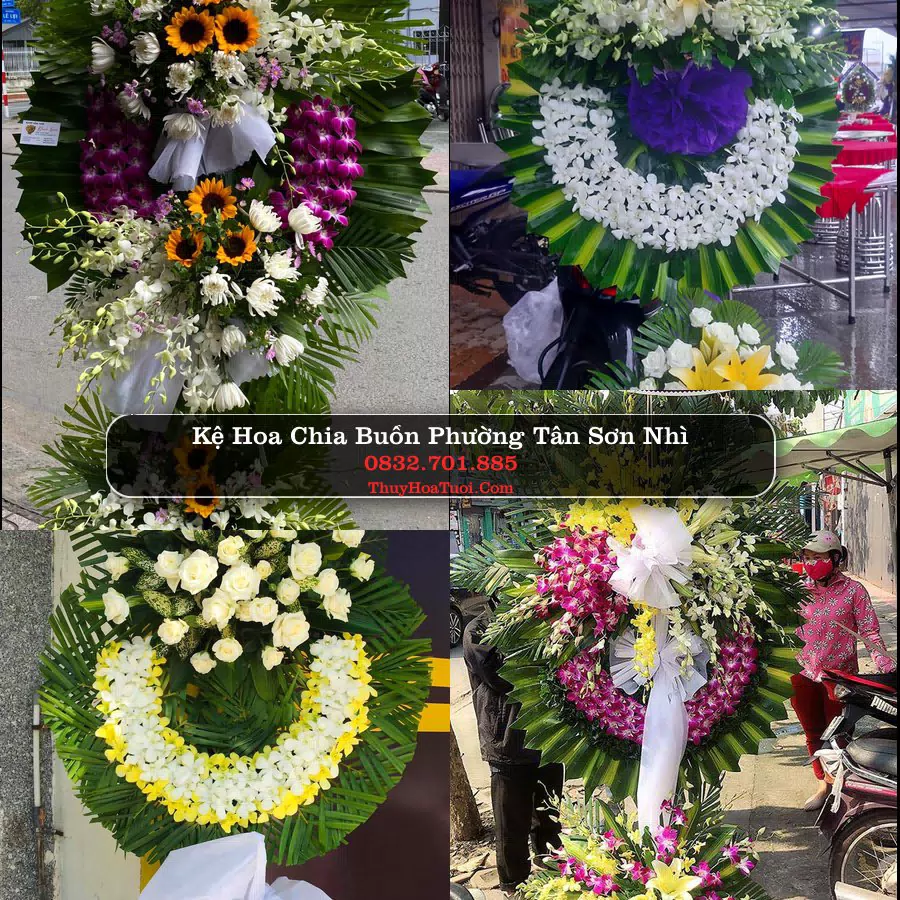 Đặt Vòng Hoa Tang Lễ tại Phường Tân Sơn Nhì, TP.HCM