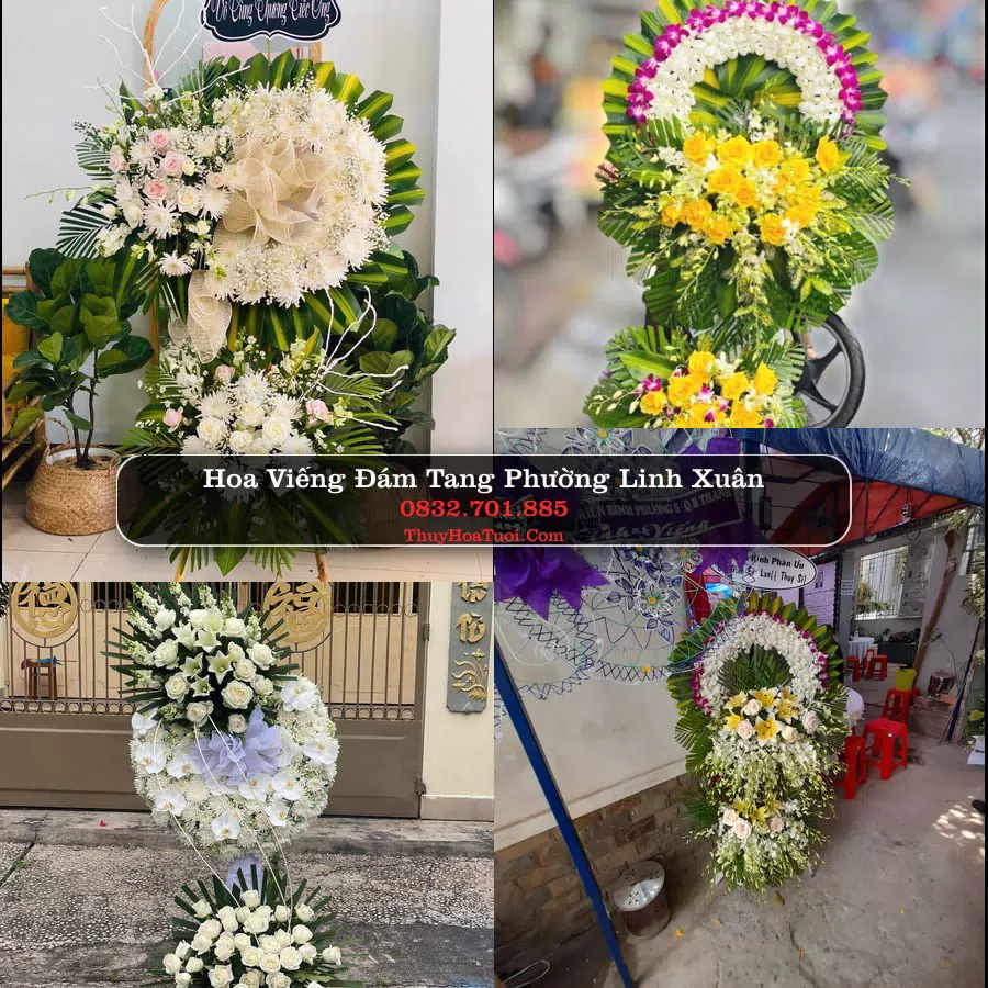 Kệ hoa tang lễ giao tại Phường Linh Xuân, TP.HCM