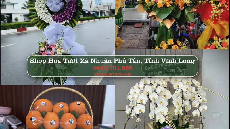 Shop Hoa Tươi Xã Nhuận Phú Tân - Tỉnh Vĩnh Long