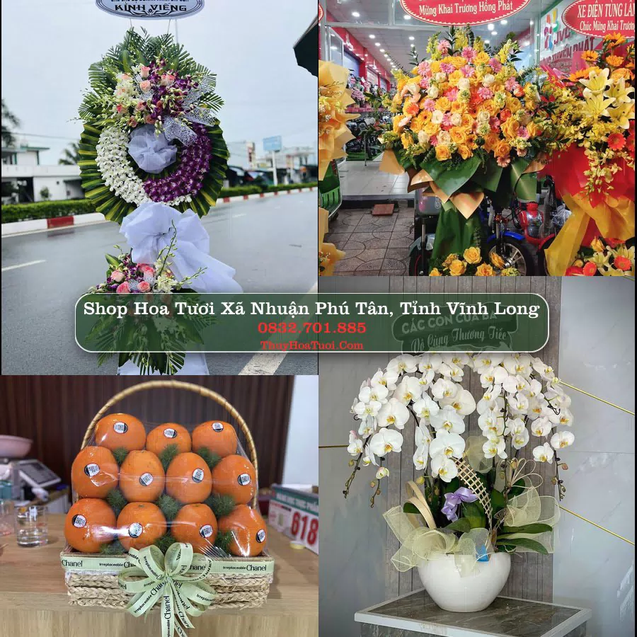Shop Hoa Tươi Xã Nhuận Phú Tân - Tỉnh Vĩnh Long