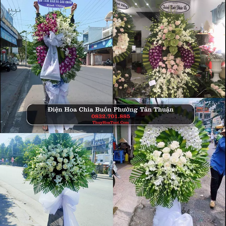 Kệ hoa tang lễ giao tại Phường Tân Thuận, TP.HCM