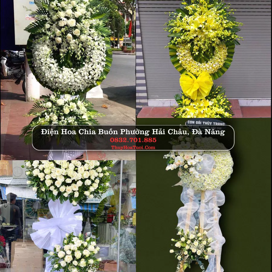 Vòng hoa chia buồn Phường Hải Châu - ThuyHoaTuoi.Com
