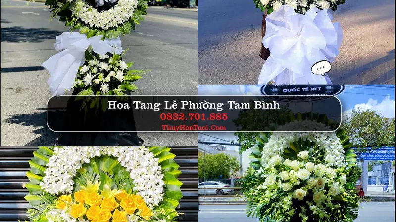 Đặt Vòng Hoa Tang Lễ tại Phường Tam Bình, TP.HCM