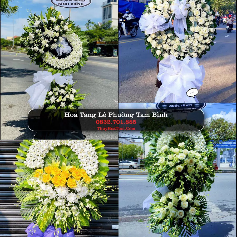 Đặt Vòng Hoa Tang Lễ tại Phường Tam Bình, TP.HCM