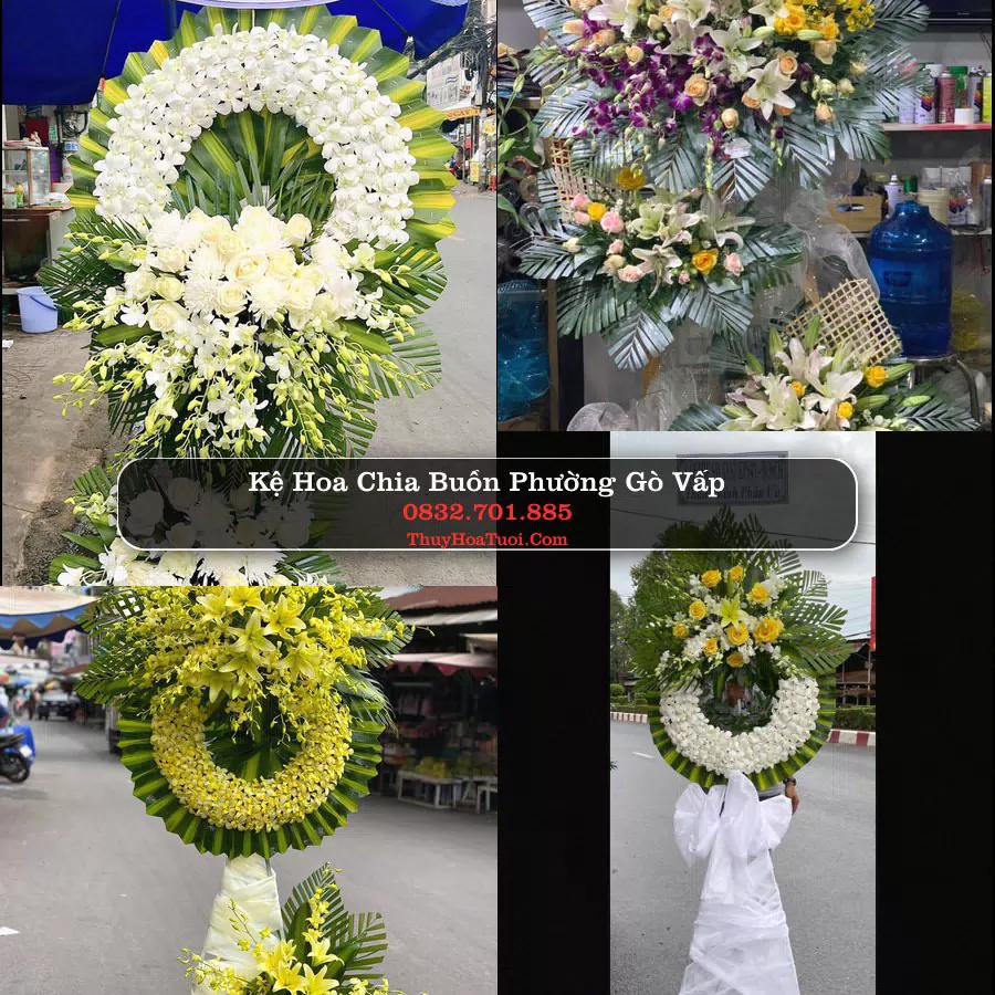 Kệ hoa tang lễ giao tại Phường Gò Vấp, TP.HCM