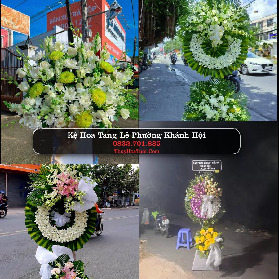 Đặt Vòng Hoa Tang Lễ tại Phường Khánh Hội, TP.HCM