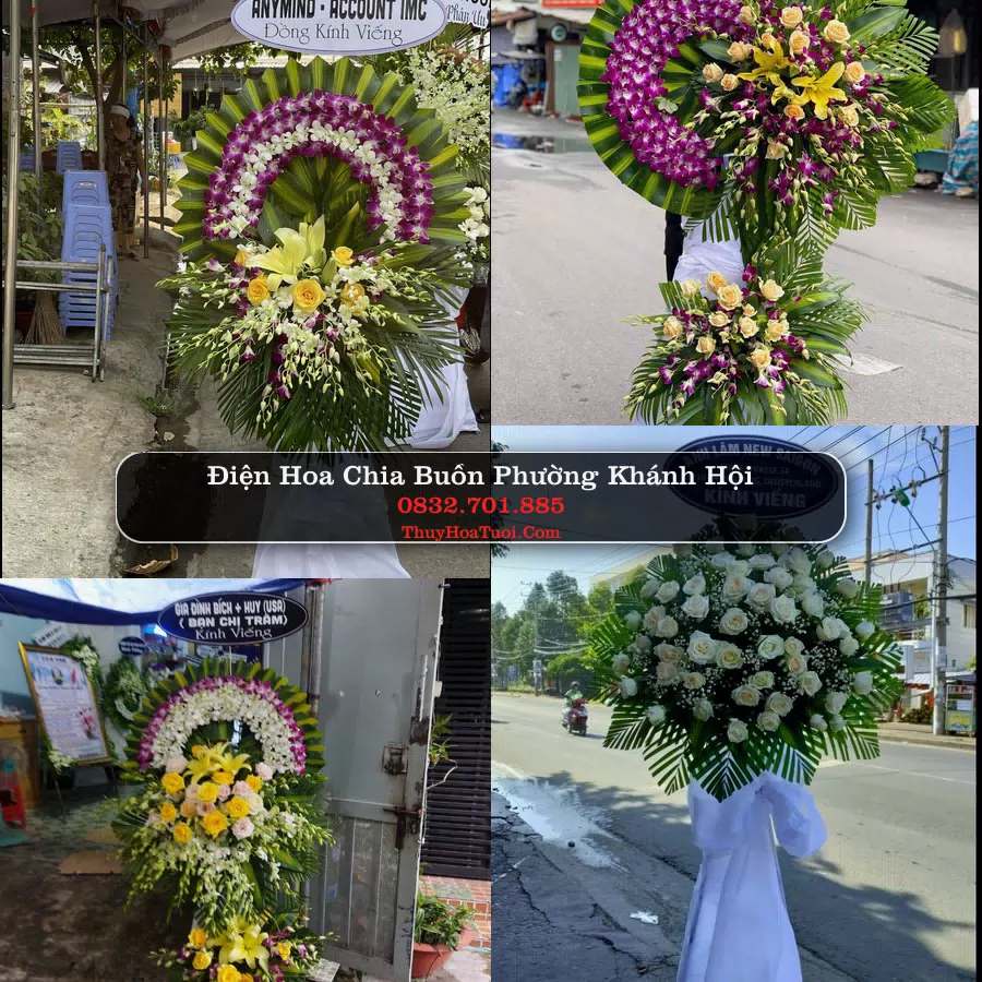 Vòng hoa chia buồn Phường Khánh Hội - ThuyHoaTuoi.Com