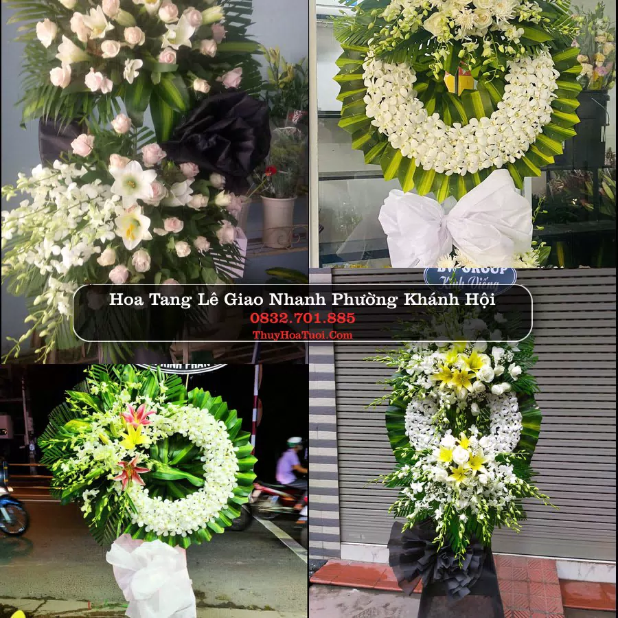 Kệ hoa tang lễ giao tại Phường Khánh Hội, TP.HCM