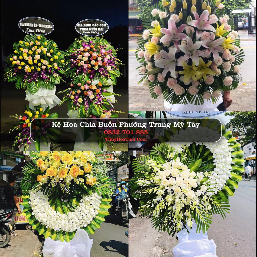 Kệ hoa tang lễ giao tại Phường Trung Mỹ Tây, TP.HCM