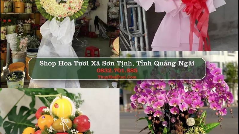Shop Hoa Tươi Xã Sơn Tịnh - Tỉnh Quảng Ngãi