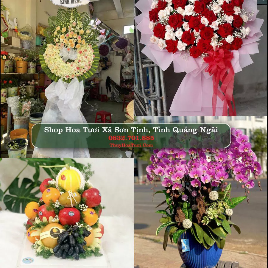Shop Hoa Tươi Xã Sơn Tịnh - Tỉnh Quảng Ngãi