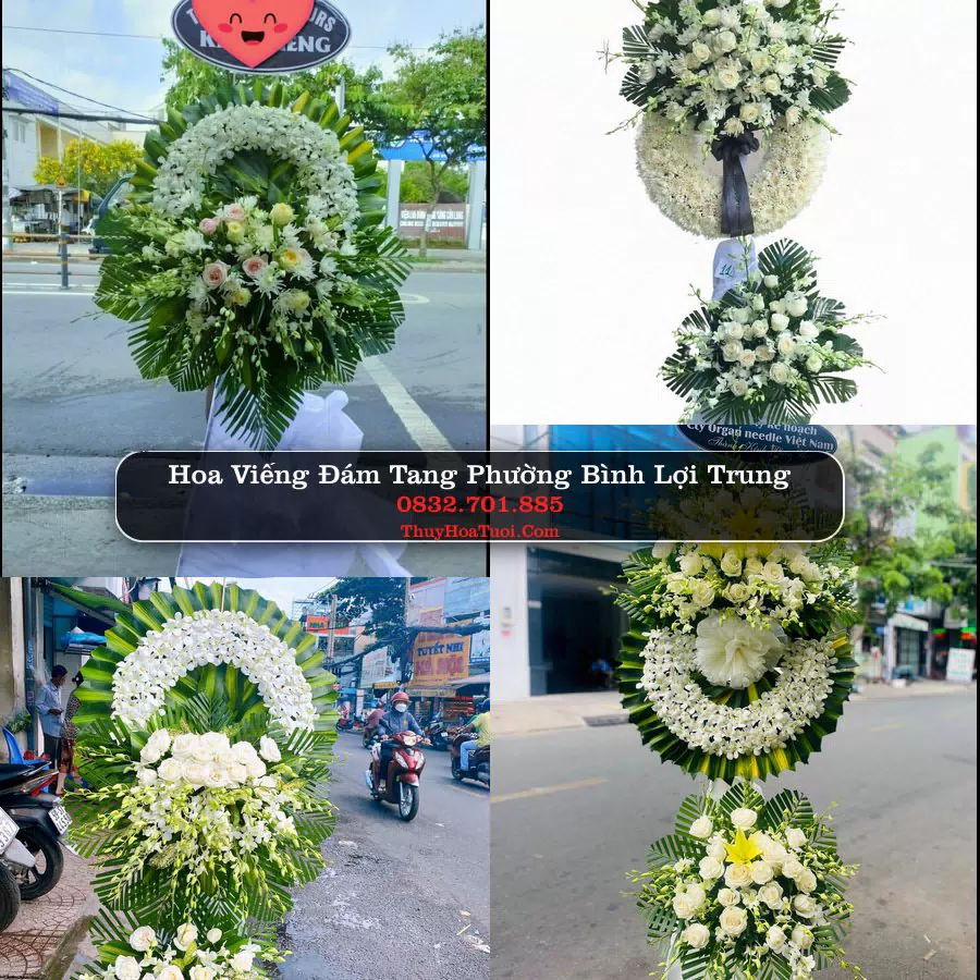 Đặt Vòng Hoa Chia Buồn tại Phường Bình Lợi Trung, TP.HCM