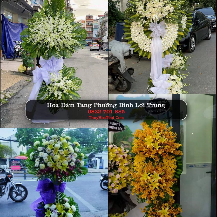 Kệ hoa tang lễ giao tại Phường Bình Lợi Trung, TP.HCM