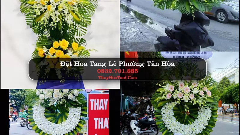 Đặt Vòng Hoa Tang Lễ tại Phường Tân Hòa, TP.HCM