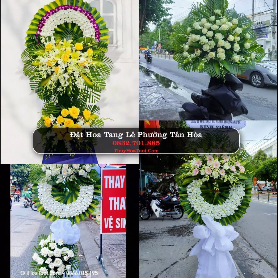 Đặt Vòng Hoa Tang Lễ tại Phường Tân Hòa, TP.HCM