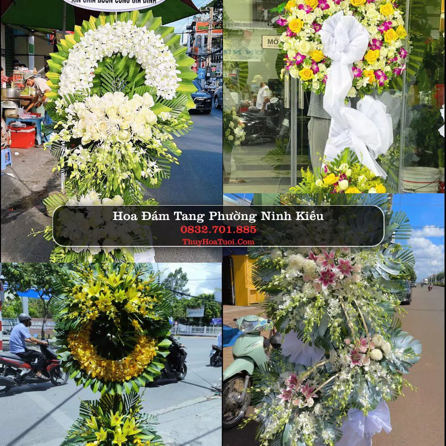 Vòng hoa chia buồn Phường Ninh Kiều - ThuyHoaTuoi.Com