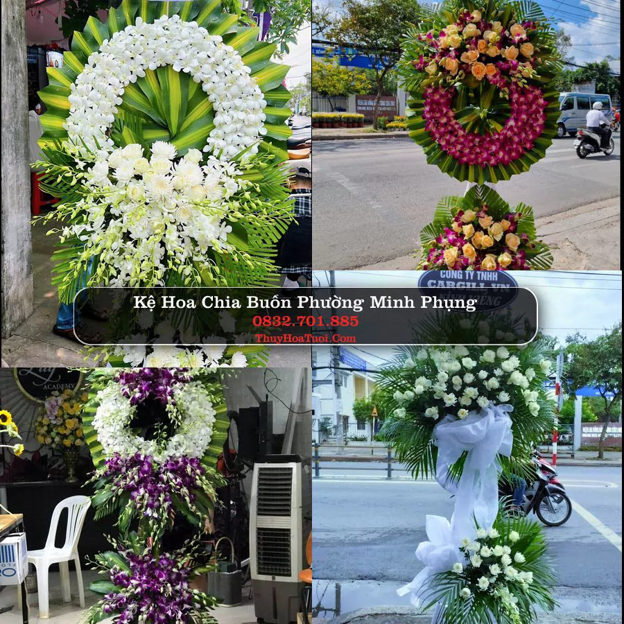 Đặt Vòng Hoa Chia Buồn tại Phường Minh Phụng, TP.HCM