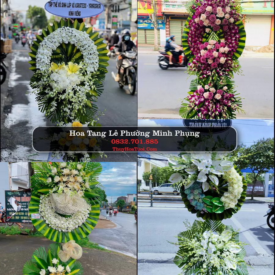 Kệ hoa tang lễ giao tại Phường Minh Phụng, TP.HCM