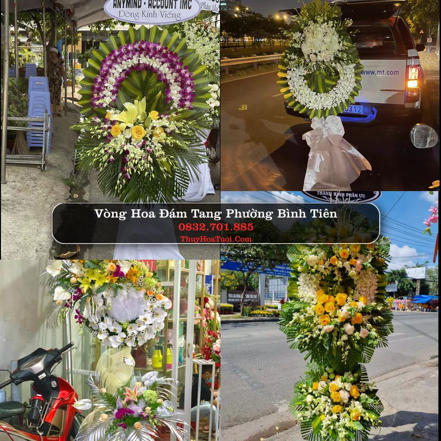 Đặt Vòng Hoa Chia Buồn tại Phường Bình Tiên, TP.HCM