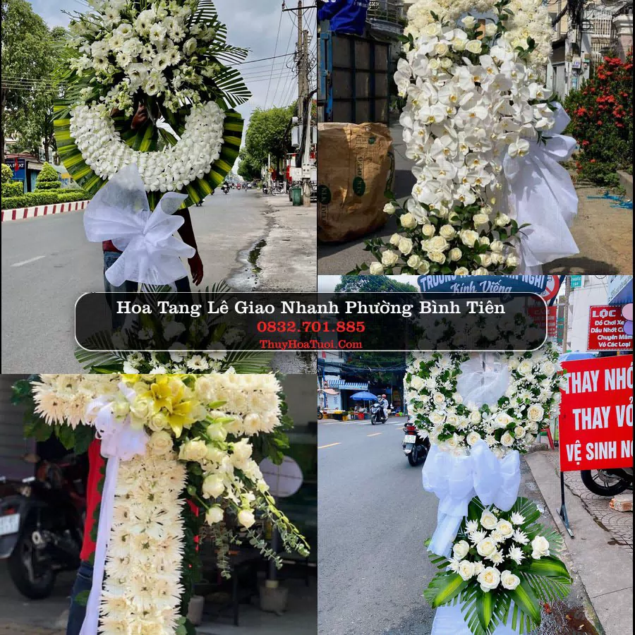 Kệ hoa tang lễ giao tại Phường Bình Tiên, TP.HCM