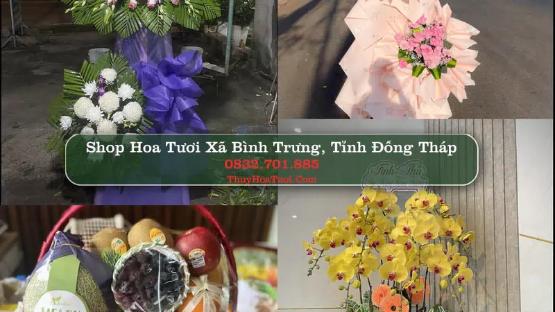Shop Hoa Tươi Xã Bình Trưng - Tỉnh Đồng Tháp