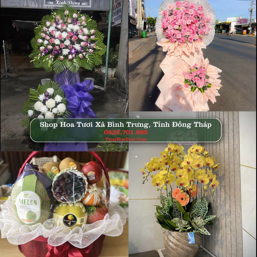 Shop Hoa Tươi Xã Bình Trưng - Tỉnh Đồng Tháp