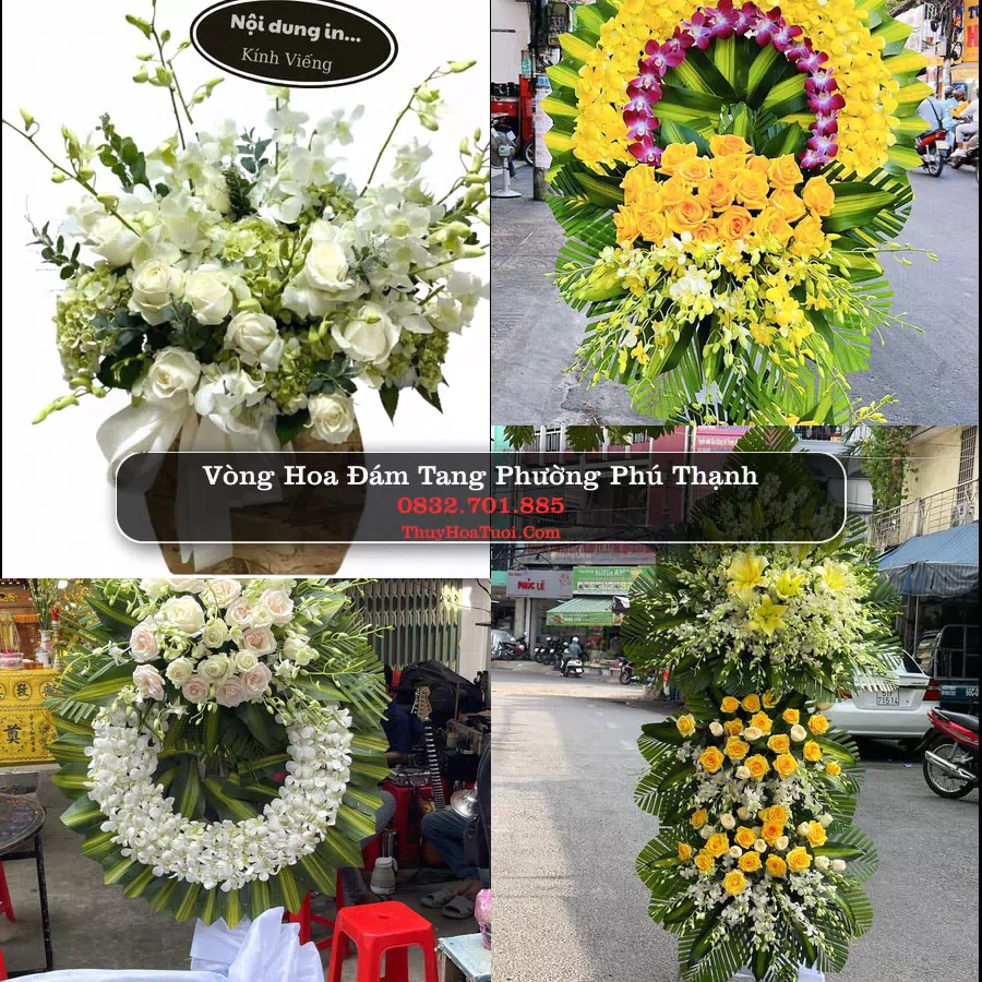 Đặt Vòng Hoa Tang Lễ tại Phường Phú Thạnh, TP.HCM