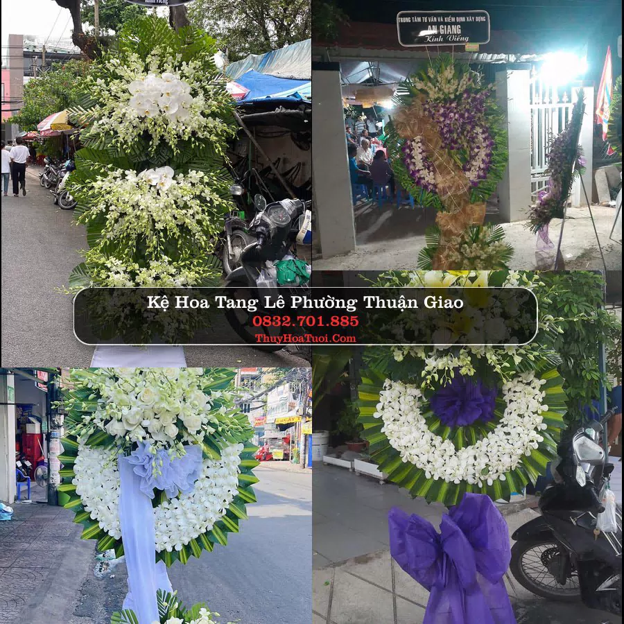 Kệ hoa tang lễ giao tại Phường Thuận Giao, TP.HCM