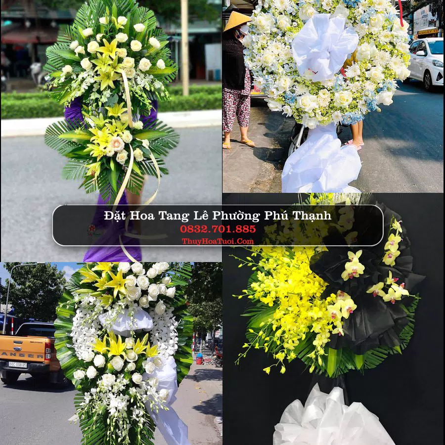 Vòng hoa chia buồn Phường Phú Thạnh - ThuyHoaTuoi.Com